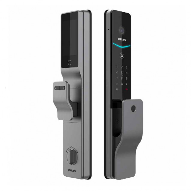 Электронный дверной замок Philips Easykey DDL720-MVP - биометрия, карта, код, вены, WI-FI
