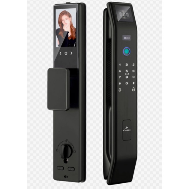 Входной электронный смарт замок Visit-Lock DIRCODE U800 - со встроенным домофоном