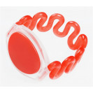 Пластиковый браслет замкнутый ПРУЖИНА - BANGLE-10 EM-MARINE